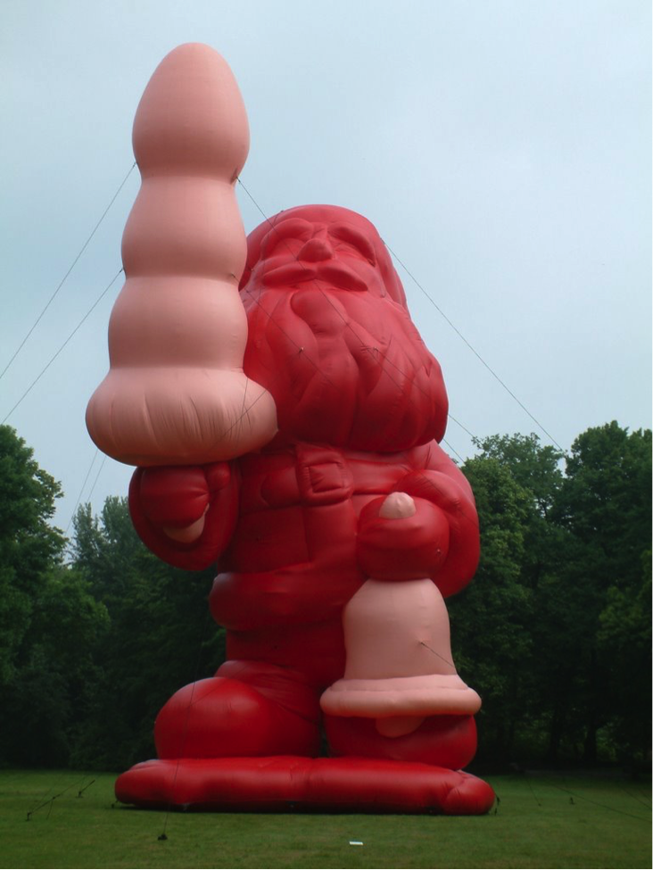 Paul McCarthy, Santa Claus with a Butt-Plug, 2009
