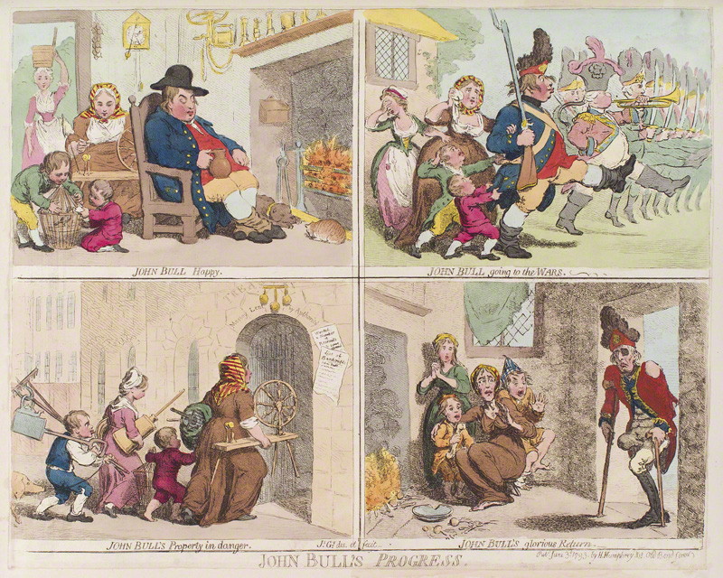 by James Gillray, published by Hannah Humphrey, hand-coloured etching, published 3 June 1793