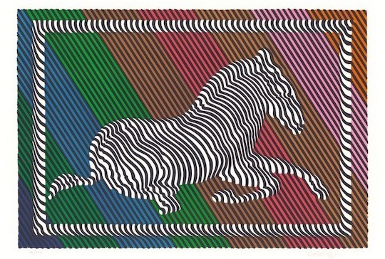 Victor Vasarely, Zebra No.3, 1984