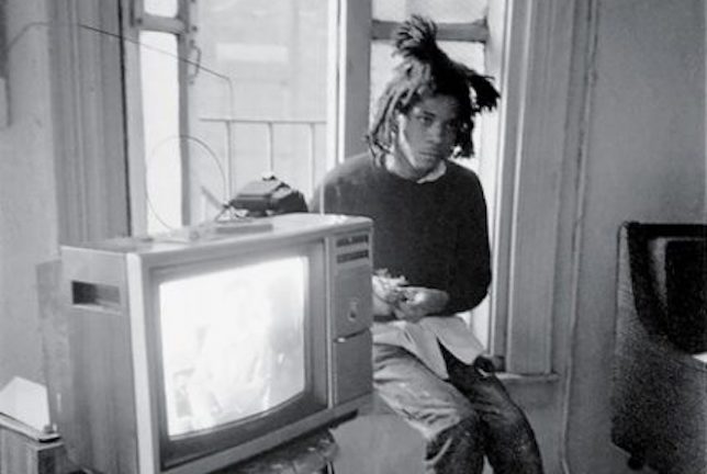 Jean-Michel Basquiat dans son loft