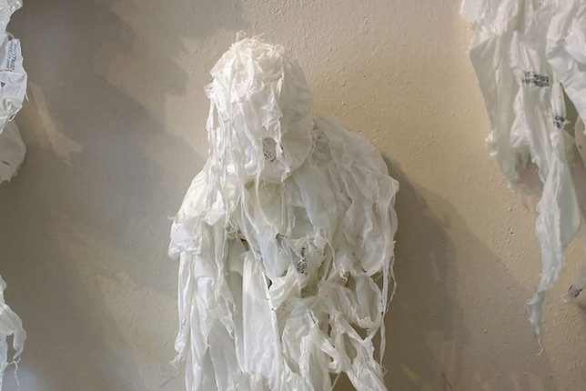 Khalil Chishtee, Plastic bag sculptures