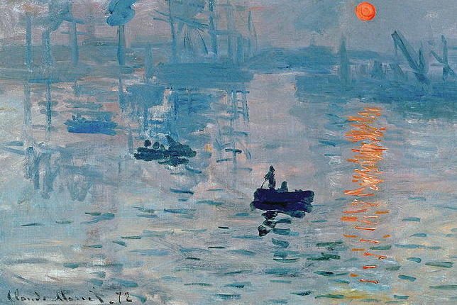 Les début de l' Impressionnisme : Claude Monet, Impression Soleil Levant (1872)