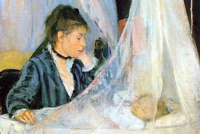 Berthe Morisot, Le Berceau, 1872