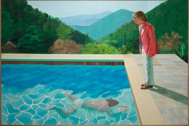 David Hockney, Portrait of an Artist (Pool with Two Figures), 1972 contemporary artworks
