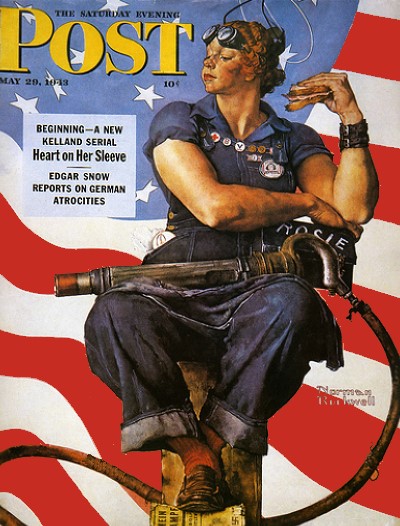 Norman Rockwell, Rosie The Riveter, 1943