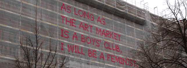 Katharina Cibulka « As Long As The Art Market Is A Boys’ Club I Will Be A Feminist » féminisme dans l'art