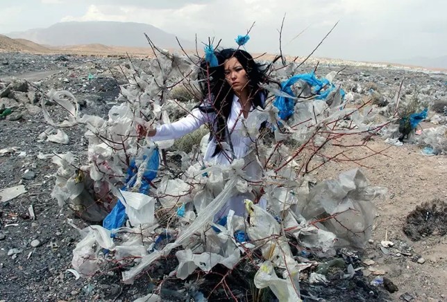 Artistes engagés : Aida Sulova, Once Upon a Plastic Bag, 2012 