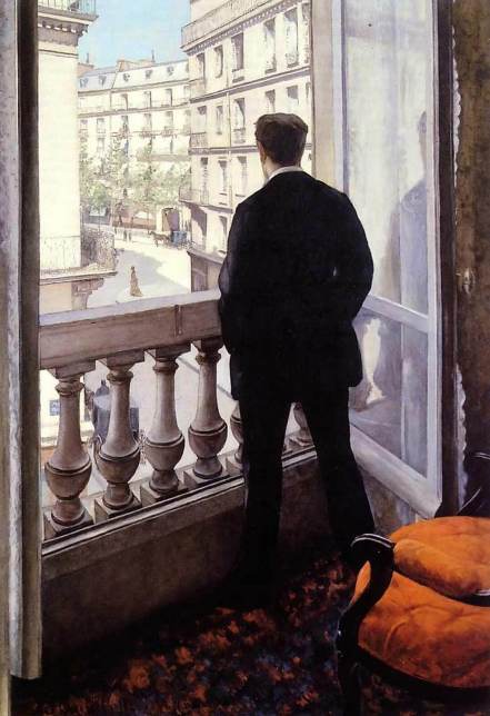Gustave Caillebotte, Young Man at His Window, 1875