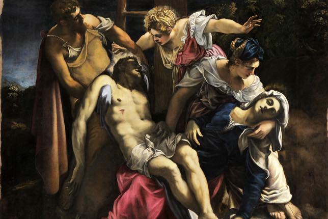 La descente de croix de Jacopo Tintoretto 