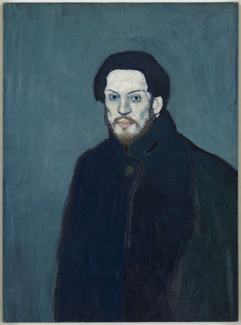 Pablo Picasso, Autoportrait, 1901, Musée national Picasso-Paris