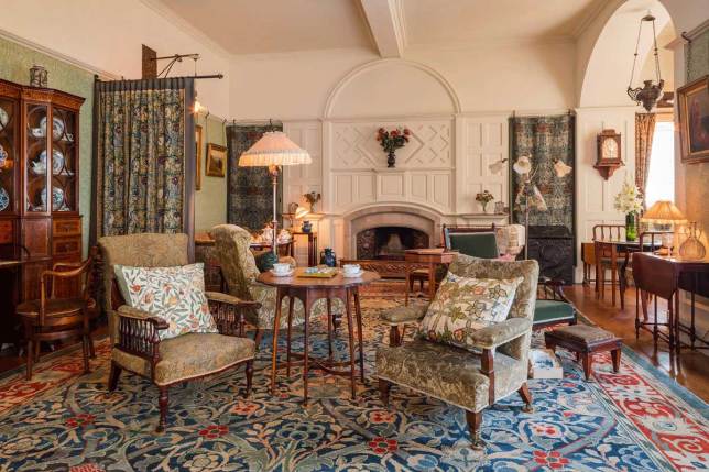 Arts and Crafts interior by Philip Webb
