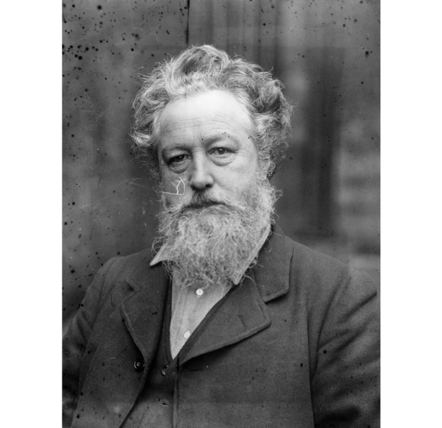 Portrait of William Morris, father of the Arts and Crafts movement