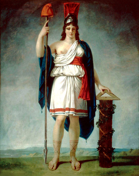 Figure allégorique de la république, Antoine-Jean Gros, 1794, Images de la révolution française