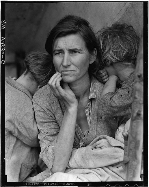 Migrant Mother, the most iconic of Dorothea Lange’s photos