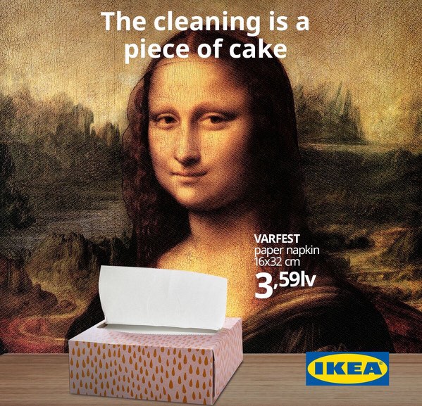 Ikea's Mona Lisa meme