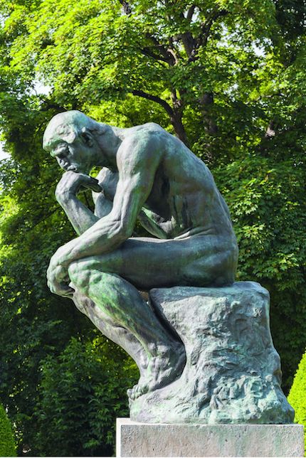 Auguste Rodin, The Thinker, 1903, exterior bronze sculpture © Agence photographique du musée Rodin/Jérôme Manoukian 
