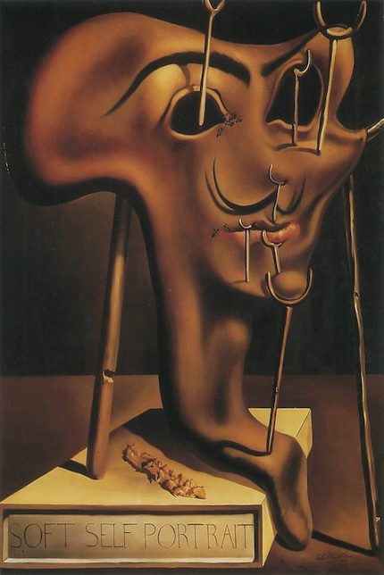 Salvador Dali, Soft Self-Portrait with Grilled Bacon, 1941 © Gala-Salvador Dalí Foundation