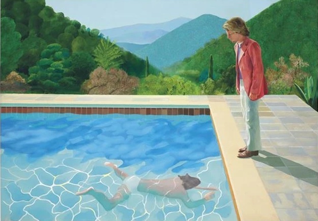Une piscine de David Hockney
