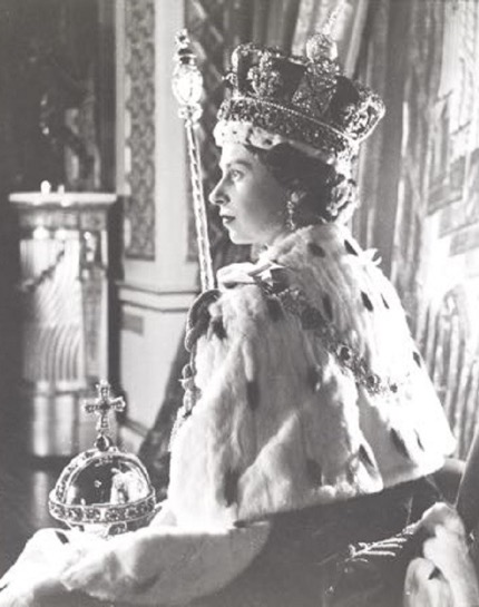Queen Elizabeth II On Her Coronation Day