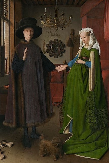 Les Époux Arnolfini de Jan van Eyck œuvres d'art mystérieuses