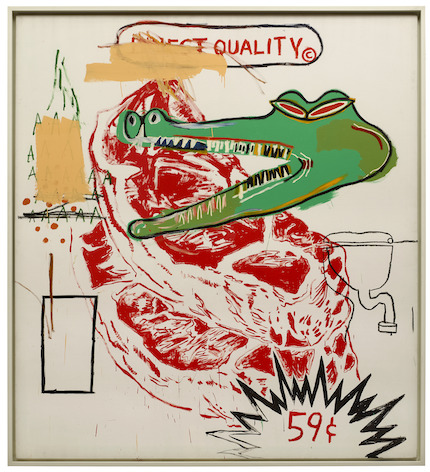 Jean-Michel Basquiat und Andy Warhol, Untitled (collaboration no.23)/Quality, 1984-1985