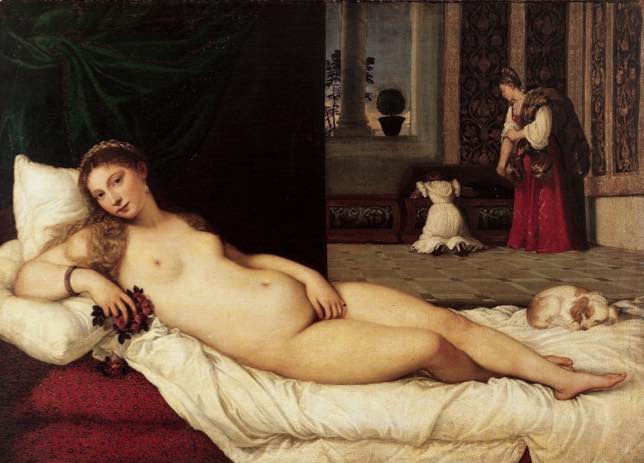 Titian, Venus of Urbino, 1534 © Wikipedia
venus in der kunst