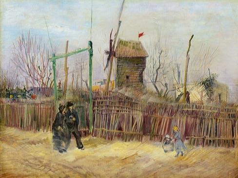 Vincent Van Gogh, Scène de rue à Montmartre, 1887 © Wikipédia
prix d'une peinture 