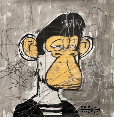 Freda People Art, Rare Bored Ape Elvis Presley, 2023 © Artsper