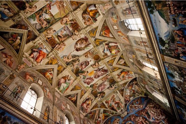 Michelangelo, die Sixtinische Kapelle in Rom © flickr.com